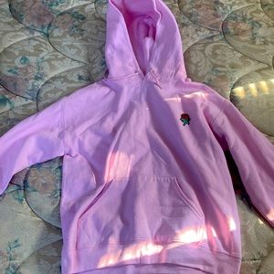 Pink rose hoodie